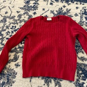 St. John's Bay Womens V Neck Cable Knit
Pullover Sweater